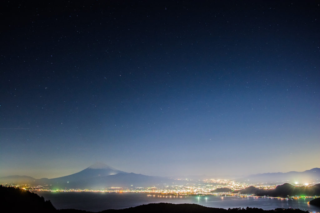 だるま山高原からの夜景