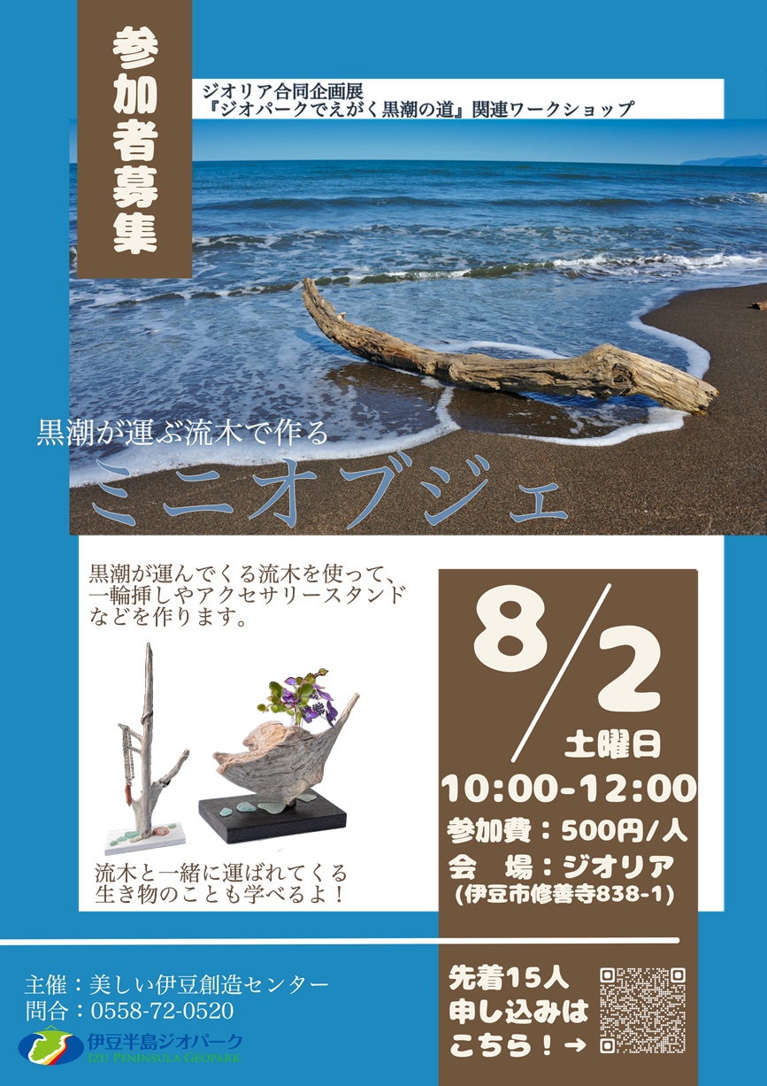 流木をつかったミニオブジェを作るワークショップを開催します！ | 南